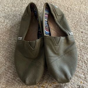 TOMS Olive Shoes
